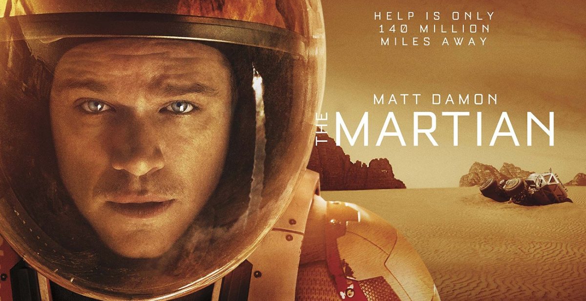 The Martian promotional material.