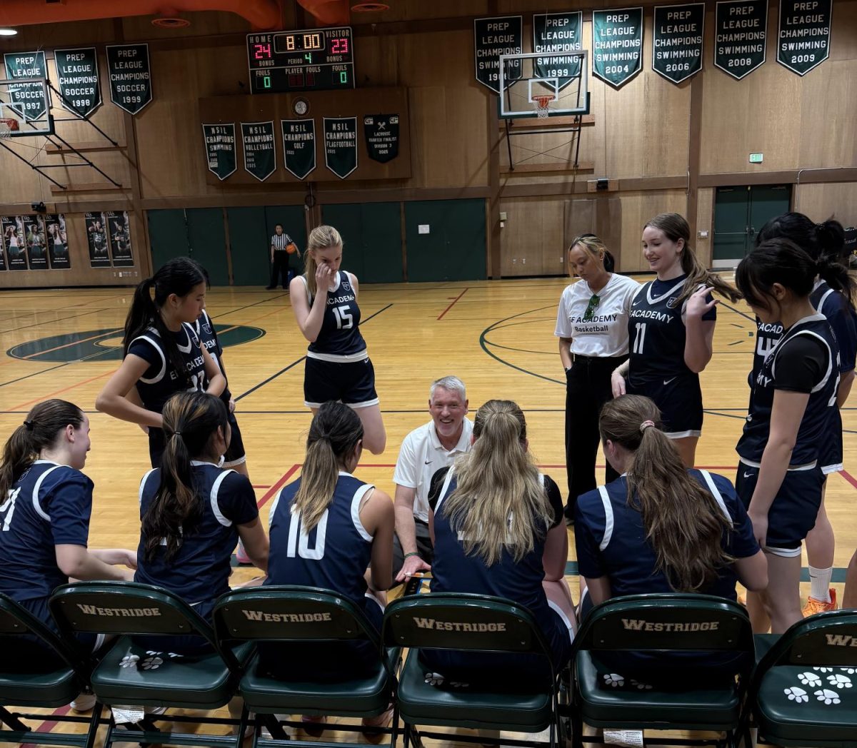 Coach Duque motivates players and pushes them to try their best.
