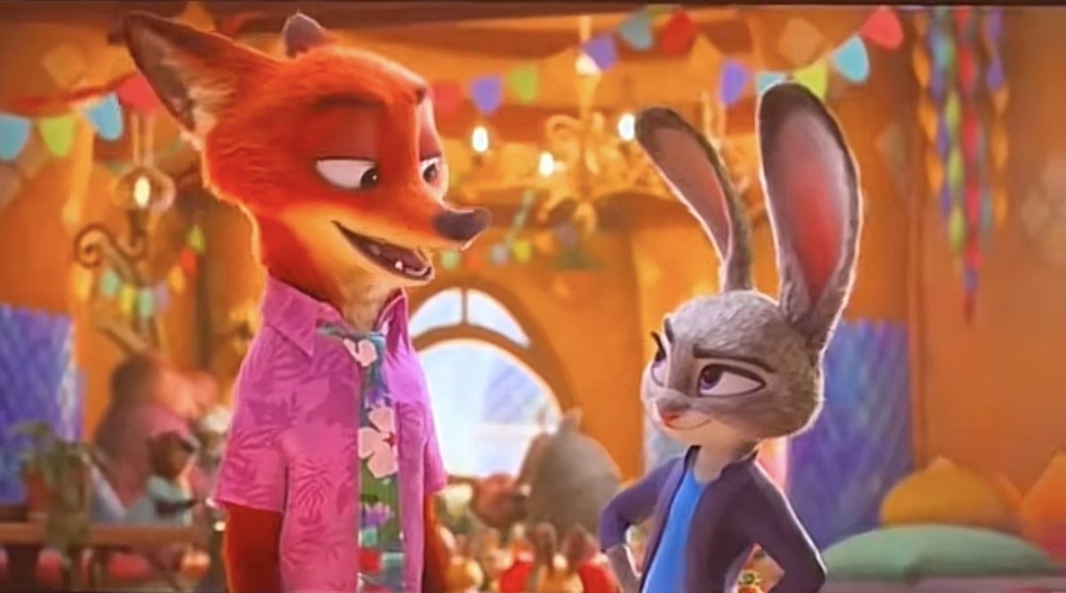 Judy Hopps and Nick Wilde at the end of Zootopia 2.